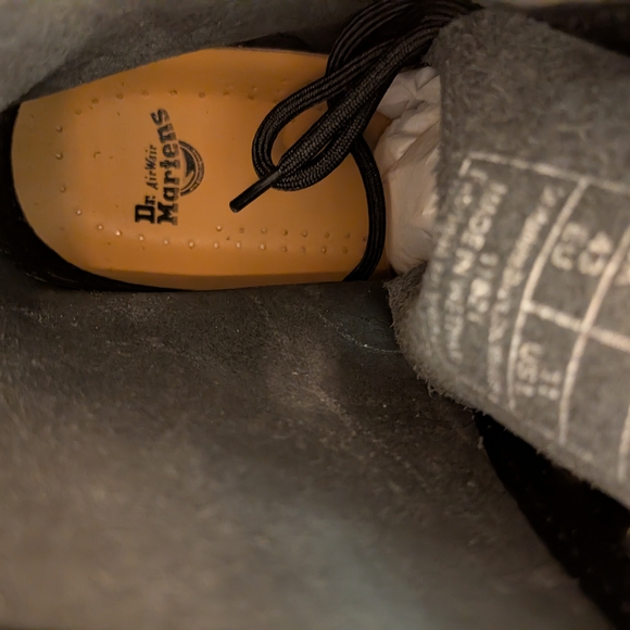 Dr. Martens Glossy Black Combat Boots - Picture 6 of 8